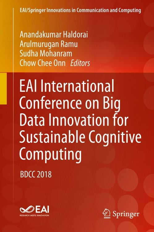 Produktbild: EAI International Conference on Big Data Innovation for Sustainable Cognitive Computing