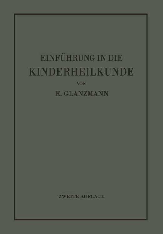Produktbild: Einf&uuml;hrung in die Kinderheilkunde
