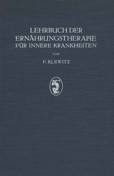 Produktbild: Lehrbuch der Ern&auml;hrungstherapie f&uuml;r Innere Krankheiten