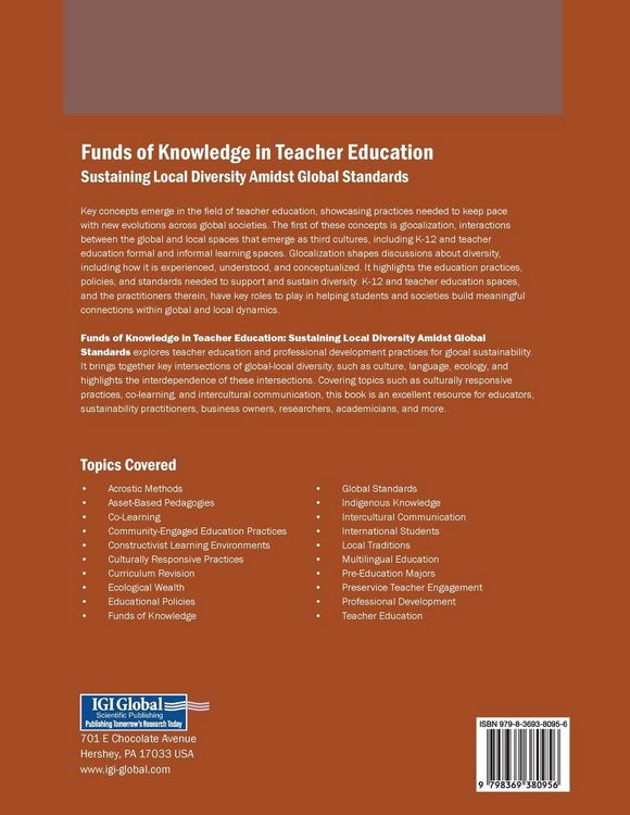 Produktbild: Funds of Knowledge in Teacher Education