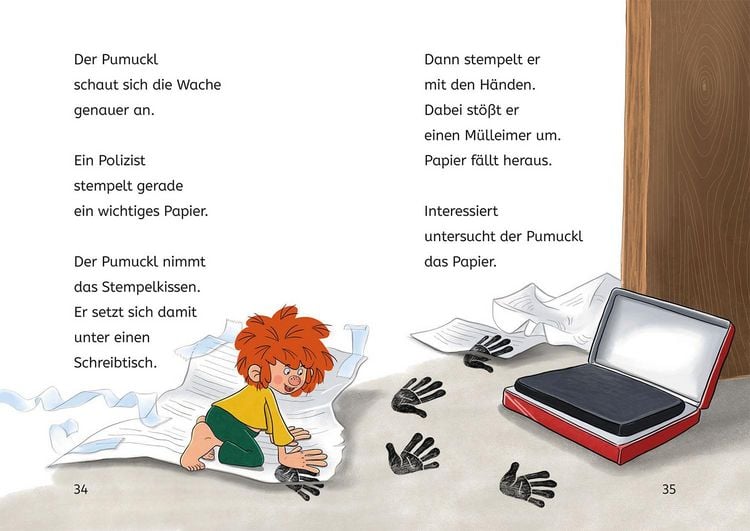 Pumuckl, Bücherhelden 1. Klasse, Pumuckl bei der Polizei