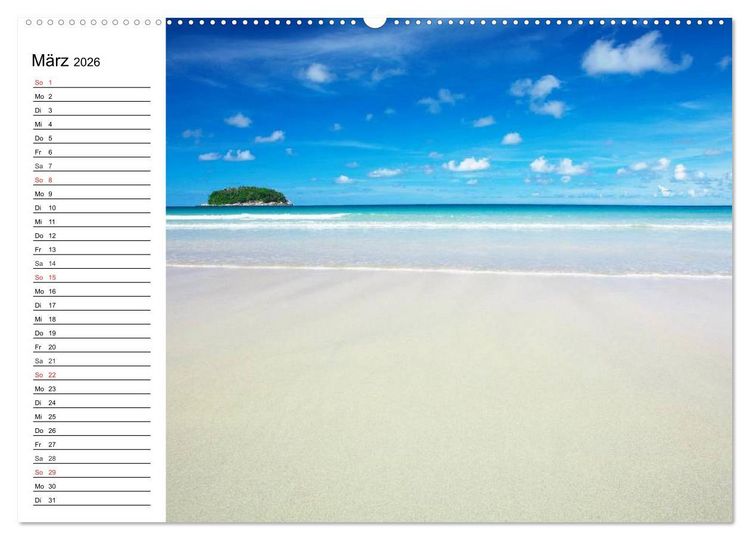 Produktbild: Traumstr&auml;nde in der Karibik (Wandkalender 2026 DIN A2 quer), CALVENDO Monatskalender
