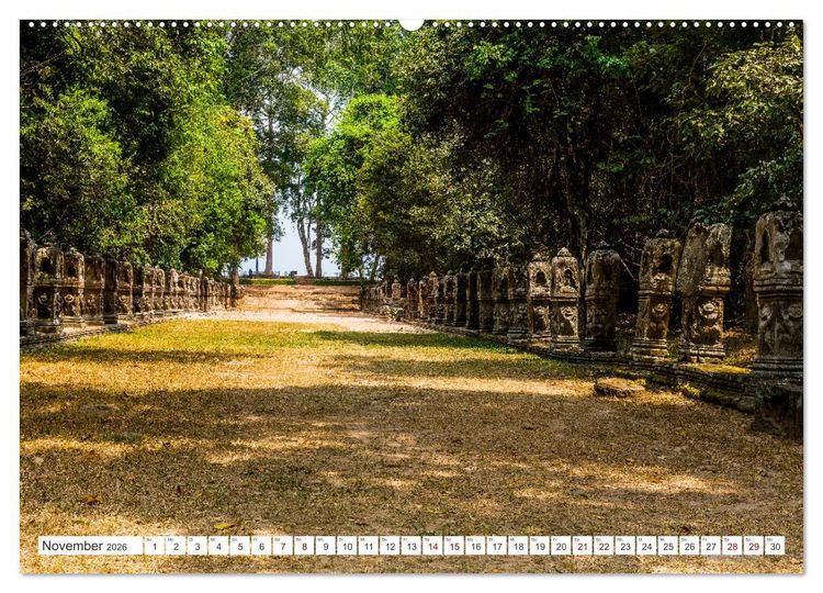 Produktbild: Siem Reap Stadt der Tempel Kambodscha (Wandkalender 2026 DIN A2 quer), CALVENDO Monatskalender