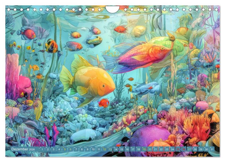 Produktbild: Am Wasser - Bei Sturm und Sonnenschein (Wandkalender 2026 DIN A4 quer), CALVENDO Monatskalender