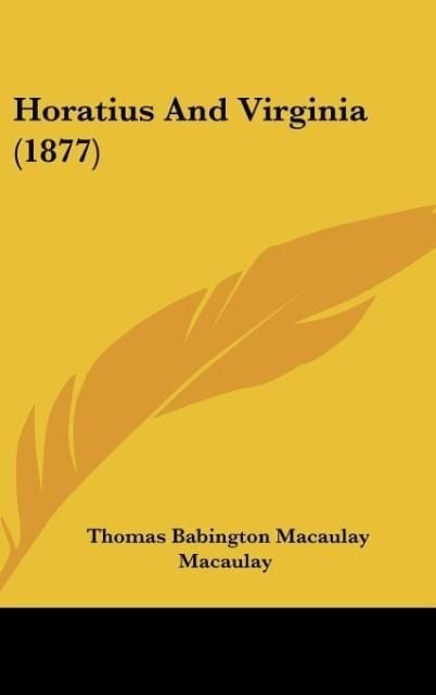 Produktbild: Horatius And Virginia (1877)