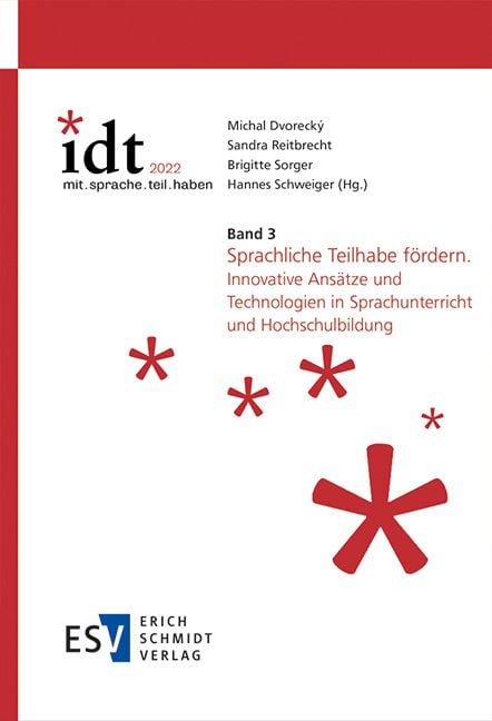 Produktbild: IDT 2022: *mit.sprache.teil.haben - - Band 3: Sprachliche Teilhabe f&ouml;rdern