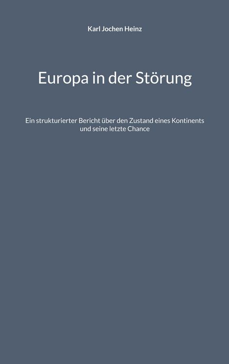 Produktbild: Europa in der St&ouml;rung