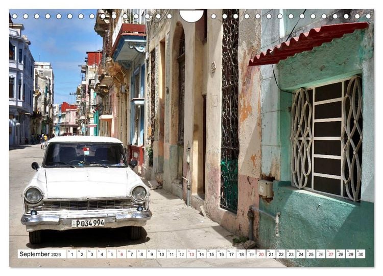 Produktbild: Ford Taunus P2 - 17M - Ein Klassiker aus K&ouml;ln in Kuba (Wandkalender 2026 DIN A4 quer), CALVENDO Monatskalender