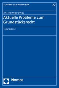 Produktbild: Aktuelle Probleme zum Grundst&uuml;cksrecht