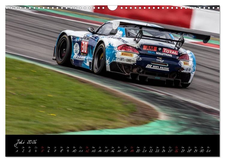 Produktbild: EMOTIONS ON THE GRID - Blancpain Endurance Series N&uuml;rburgring (Wandkalender 2026 DIN A3 quer), CALVENDO Monatskalender