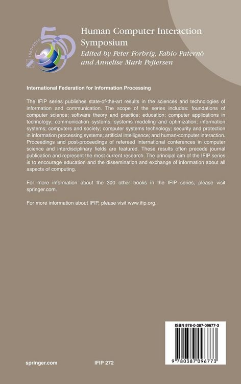 Produktbild: Human-Computer Interaction Symposium