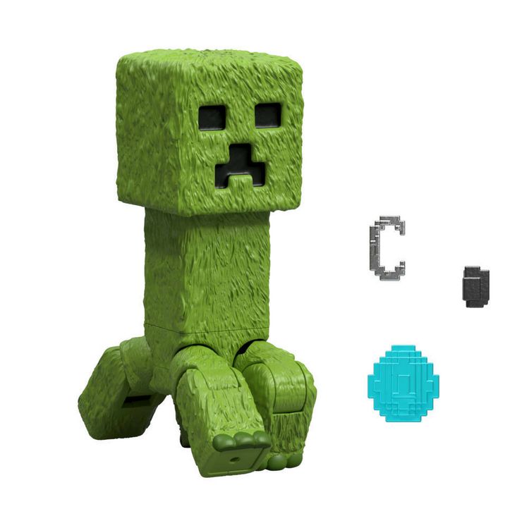 Produktbild: Minecraft Creeper Actionfigur und Zubeh&ouml;r, 10 cm gro&szlig;es Spielset, inspiriert von Ein Minecraft Film&ldquo;