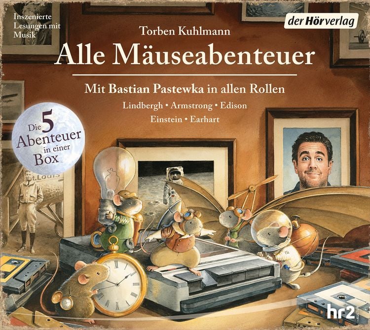 Produktbild: Alle M&auml;useabenteuer: Lindbergh - Armstrong &ndash; Edison &ndash; Einstein &ndash; Earhart