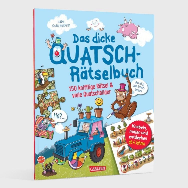 Produktbild: Das dicke Quatsch-R&auml;tselbuch