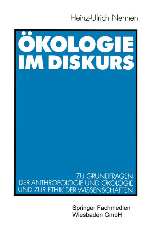 Produktbild: &Ouml;kologie im Diskurs