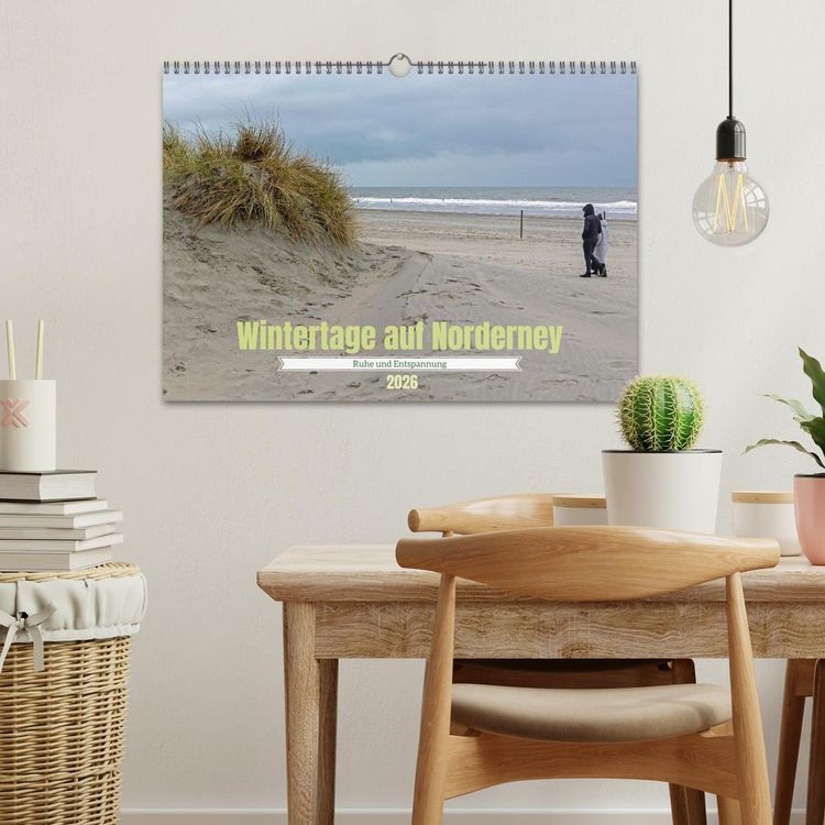 Produktbild: Wintertage auf Norderney (Wandkalender 2026 DIN A3 quer), CALVENDO Monatskalender