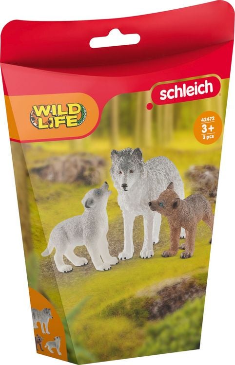 Produktbild: Wolfsmutter mit Welpen