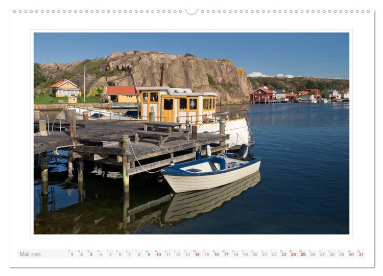 Produktbild: Bohusl&auml;n Fj&auml;llbacka - Hamburgsund - Grebbestad 2026 (hochwertiger Premium Wandkalender 2026 DIN A2 quer), Kunstdruck in Hochglanz
