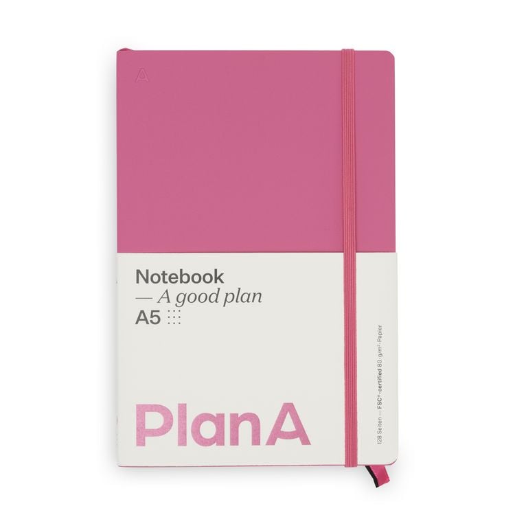 Produktbild: Notizbuch A5 Softcover Candy Pink Punktiert, 128 Seiten