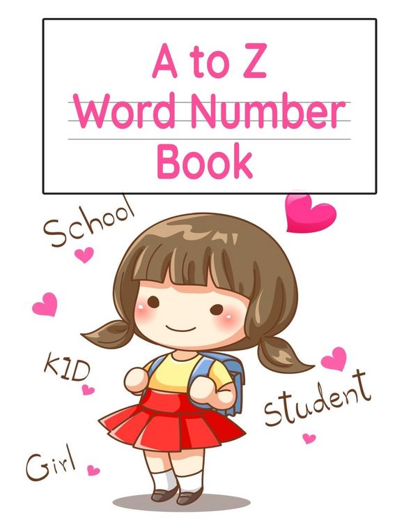 Produktbild: A to Z Word Number Book