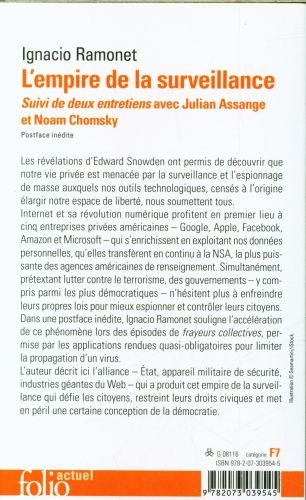 Produktbild: L'empire de la surveillance