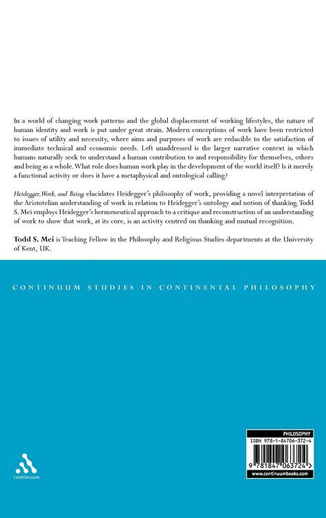Produktbild: Heidegger, Work, and Being