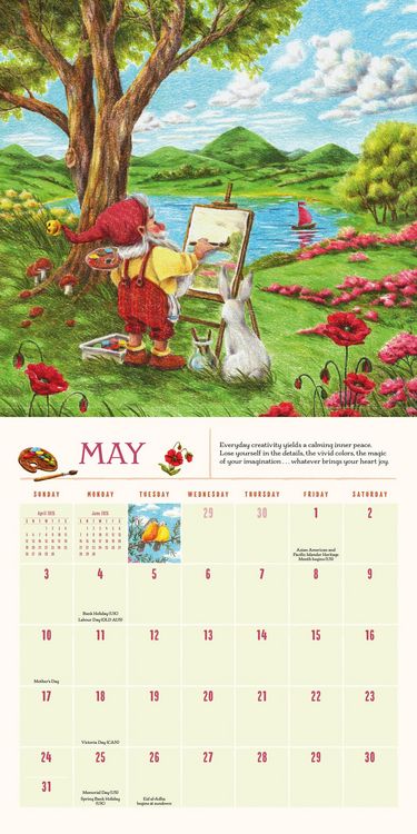 Produktbild: Gnome Life Wall Calendar 2026