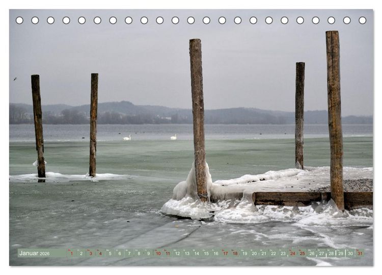 Produktbild: Zauberhafter Westlicher Bodensee (Tischkalender 2026 DIN A5 quer), CALVENDO Monatskalender