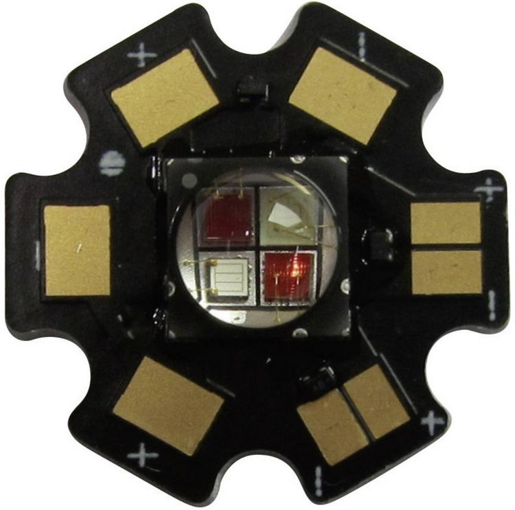Produktbild: Roschwege Star-IR850-10-00-00 IR-Emitter 850 nm 95&deg; Sonderform SMD