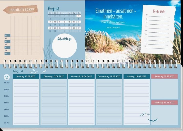 Produktbild: Tischkalender 2027 quer: Nimm dir etwas Zeit f&uuml;r dich