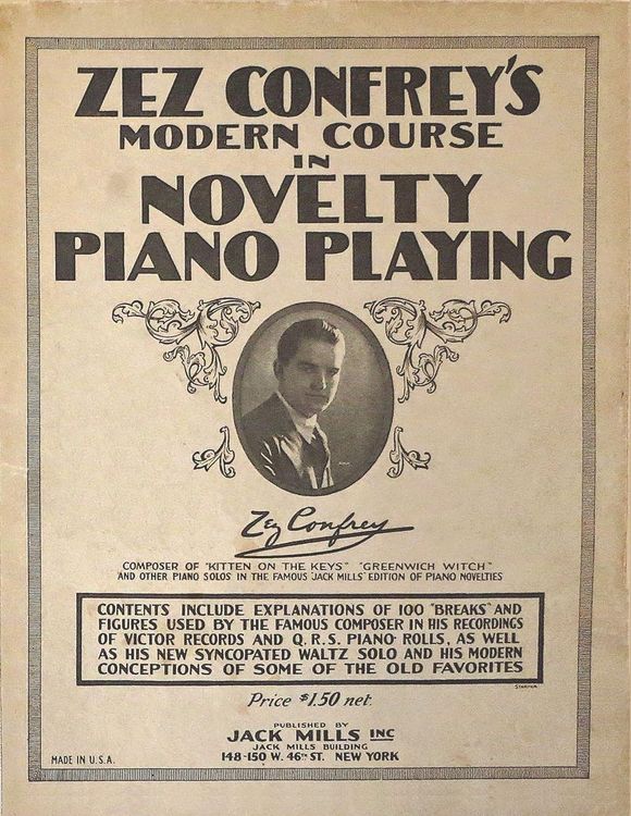 Produktbild: Zez Confrey's Modern Course in Novelty Piano Playing