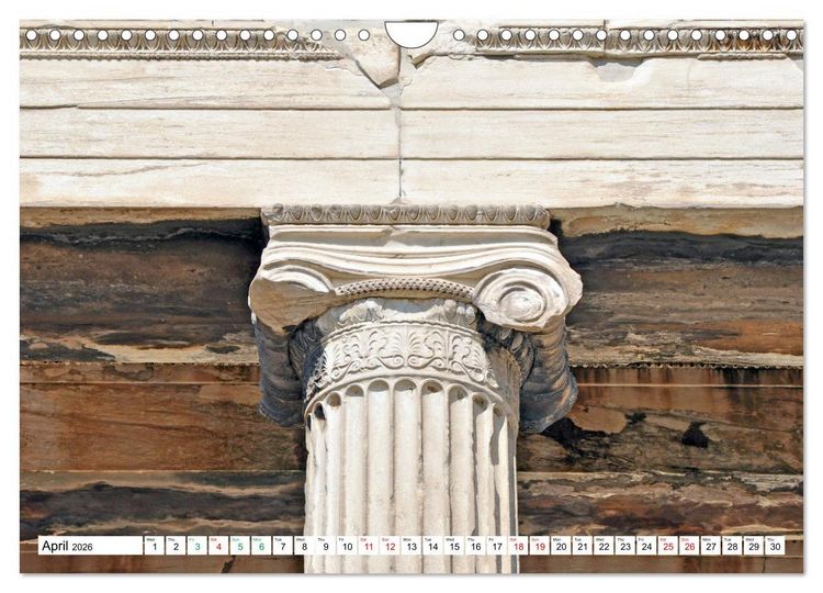 Produktbild: Ancient Greece and Architecture (Wall Calendar 2026 DIN A4 landscape), CALVENDO 12 Month Wall Calendar