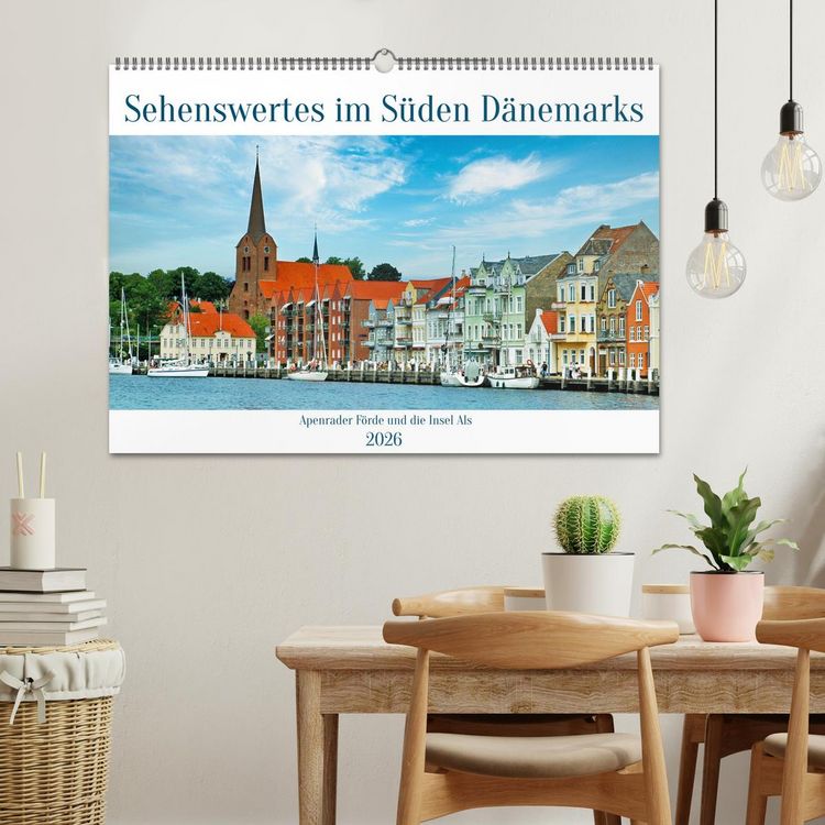 Produktbild: Sehenswertes im S&uuml;den D&auml;nemarks (Wandkalender 2026 DIN A2 quer), CALVENDO Monatskalender