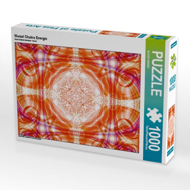 Produktbild: CALVENDO Puzzle Wurzel Chakra Energie | 1000 Teile Lege-Gr&ouml;&szlig;e 64x48cm Foto-Puzzle f&uuml;r gl&uuml;ckliche Stunden