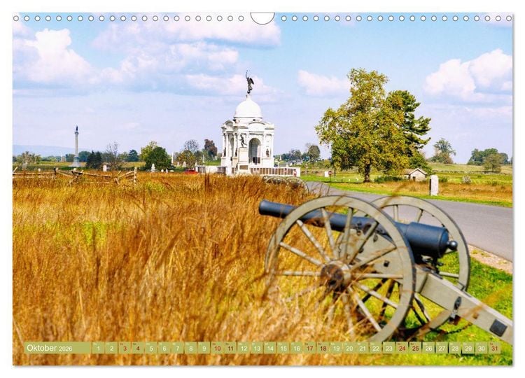 Produktbild: Pennsylvania. Die Wiege der USA zwischen Tradition und Moderne (Wandkalender 2026 DIN A3 quer), CALVENDO Monatskalender