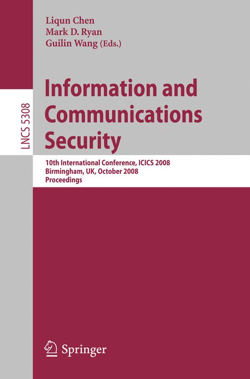 Produktbild: Information and Communications Security