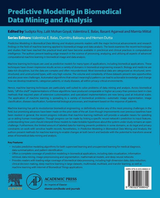 Produktbild: Predictive Modeling in Biomedical Data Mining and Analysis