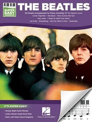 Produktbild: The Beatles - Super Easy Songbook 60 Iconic Songs for Easy Piano Let It Be Hey Jude Yesterday and More Beginner Piano Sheet Music Arrangements