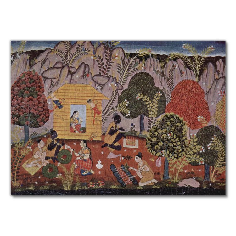 Produktbild: Lais Puzzle Meister des R&acirc;m&acirc;yana-Manuskripts - R&acirc;m&acirc;yana-Manuskript, Szene: Ayodhy&acirc;-K&acirc;nda, Detail 1000 Teile