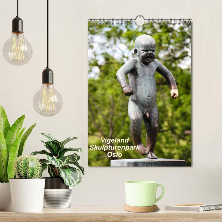 Produktbild: Vigeland (Wandkalender 2027 DIN A4 hoch), CALVENDO Monatskalender