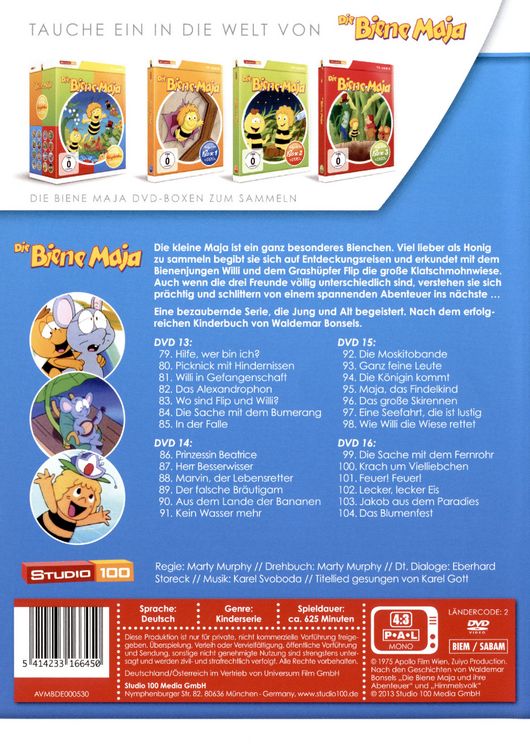 Produktbild: Die Biene Maja - Box 4