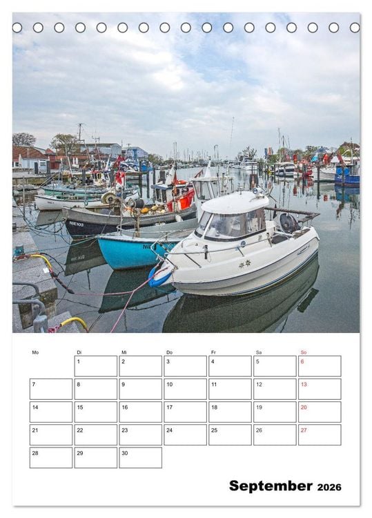 Produktbild: Ostsee. Urlaubsfeeling pur (Tischkalender 2026 DIN A5 hoch), CALVENDO Monatskalender