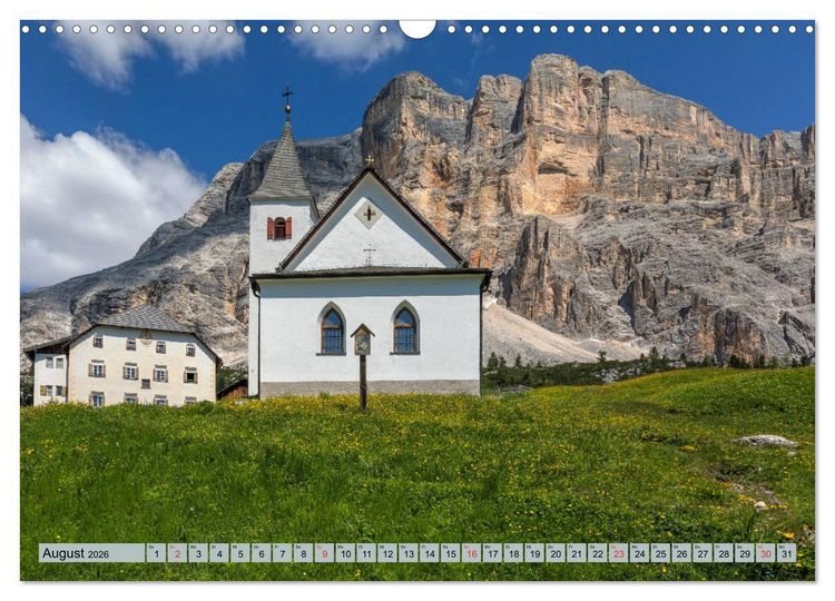 Produktbild: Dolomiten, Alpenparadies im Norden Italiens (Wandkalender 2026 DIN A3 quer), CALVENDO Monatskalender