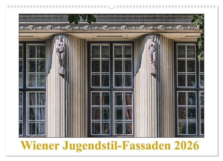 Produktbild: Wiener Jugendstil-Fassaden (Wandkalender 2026 DIN A2 quer), CALVENDO Monatskalender
