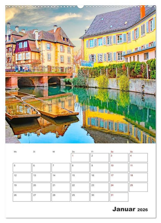 Produktbild: Colmar - Impressionen (Wandkalender 2026 DIN A2 hoch), CALVENDO Monatskalender