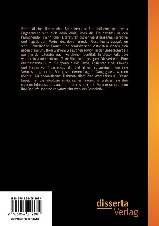 Produktbild: Womanismus als Methode der Interpretation deutscher literarischer Texte: Zur rel