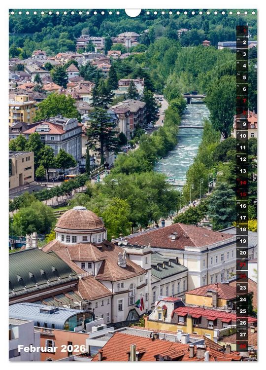 Produktbild: Stadtherz MERAN (Wandkalender 2026 DIN A3 hoch), CALVENDO Monatskalender