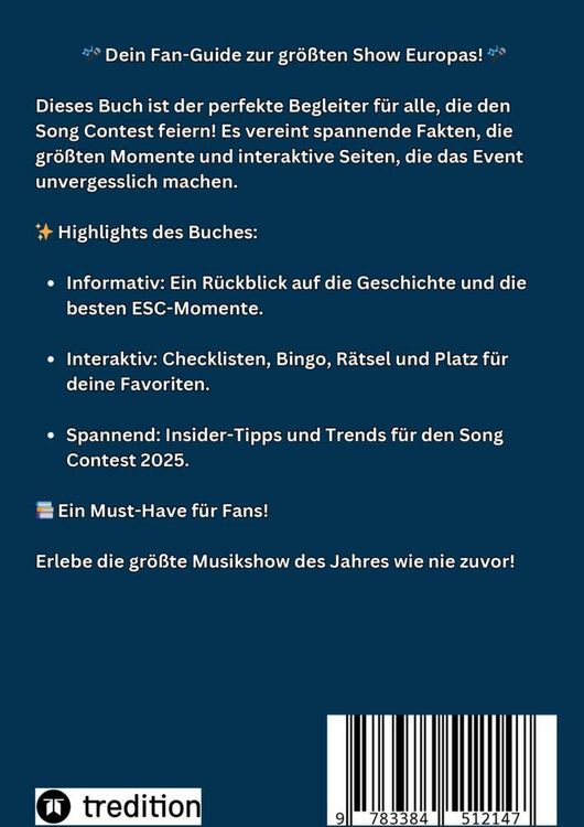 Produktbild: Das gro&szlig;e Buch zum Song Contest 2025