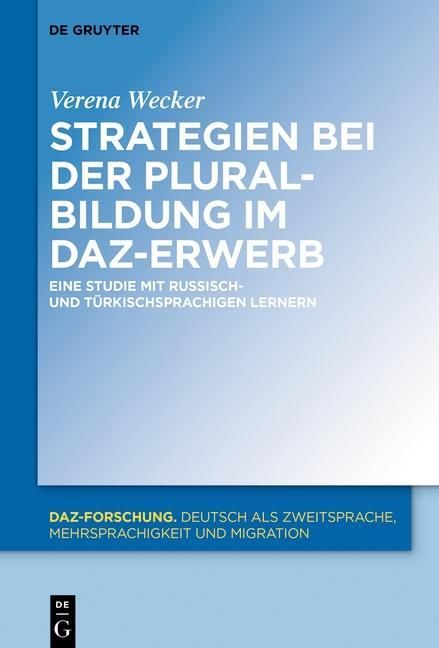 Produktbild: Strategien bei der Pluralbildung im DaZ-Erwerb