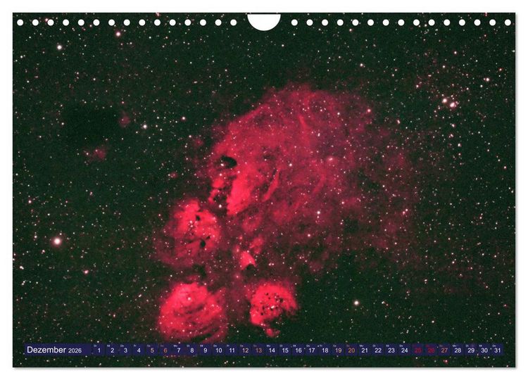Produktbild: Galaxien, Sterne und Nebel: Leuchten aus dem All (Wandkalender 2026 DIN A4 quer), CALVENDO Monatskalender